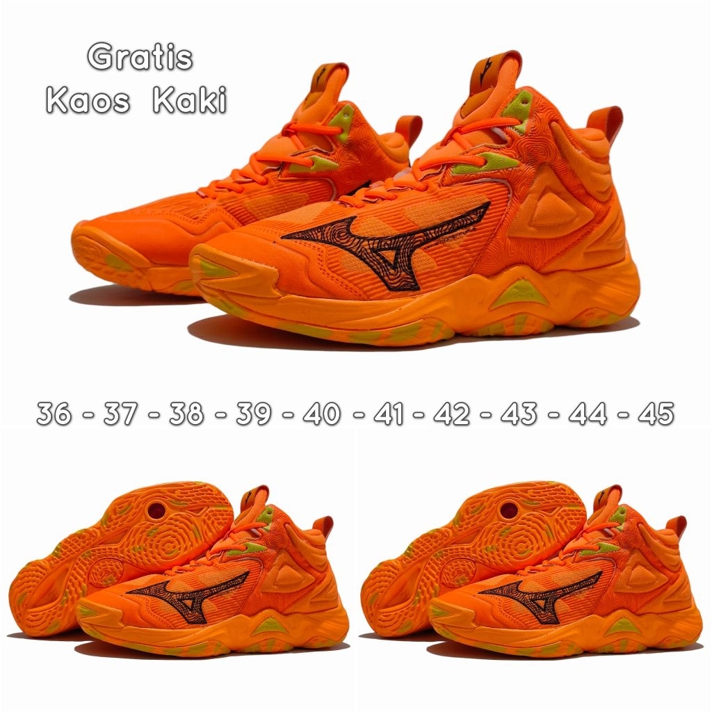 Mizuno wave momentum 3 - sepatu olahraga voli pria wanita - Sepatu Wasit Voli _ Sepatu Volly Anak