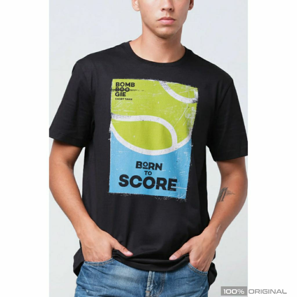 BOMBBOOGIE KAOS PRIA ASLI BOMBBOOGIE