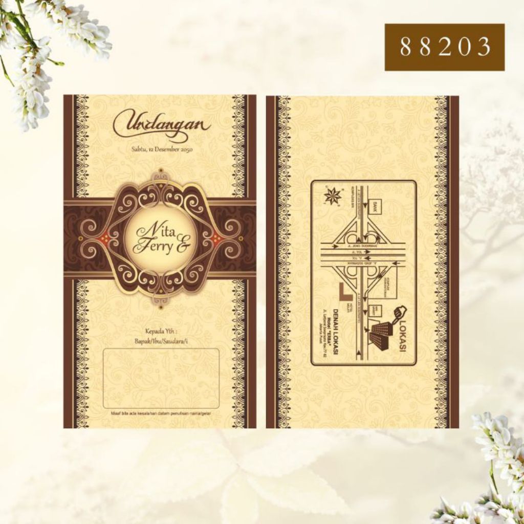 UNDANGAN NIKAH - ERBA 88203