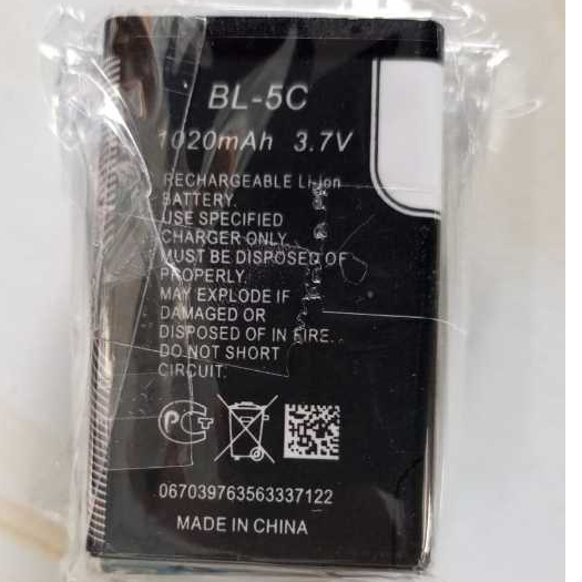 Baterai BL-5C (Baterai Nokia BL-5C)