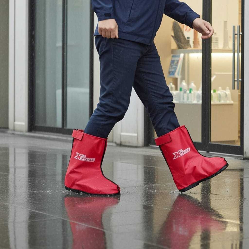 Sarung Sepatu Hujan Waterproof Anti Slip - Mantel Sepatu anti Air