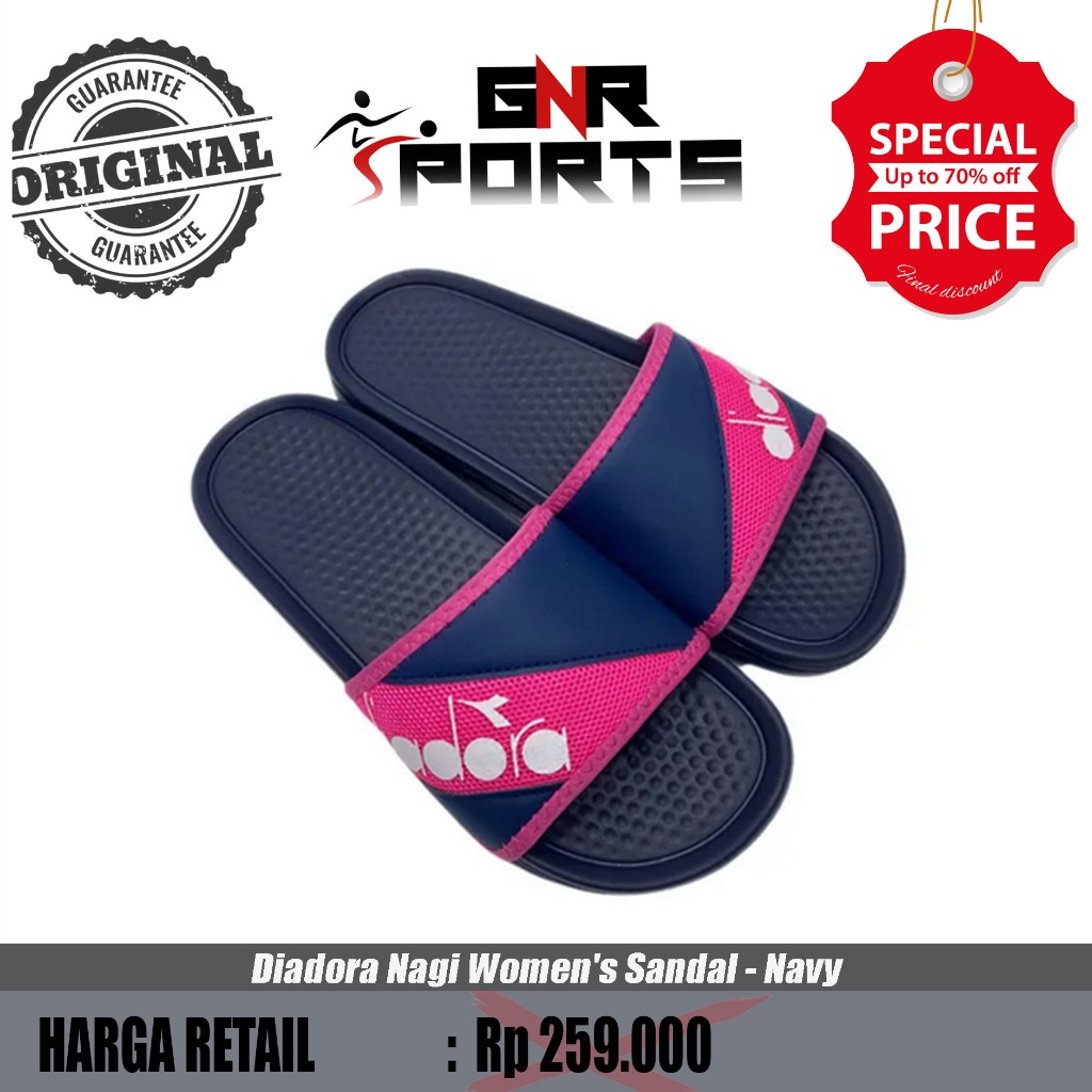 Sandal Diadora Nagi Women's Sandal - Navy Original 100%