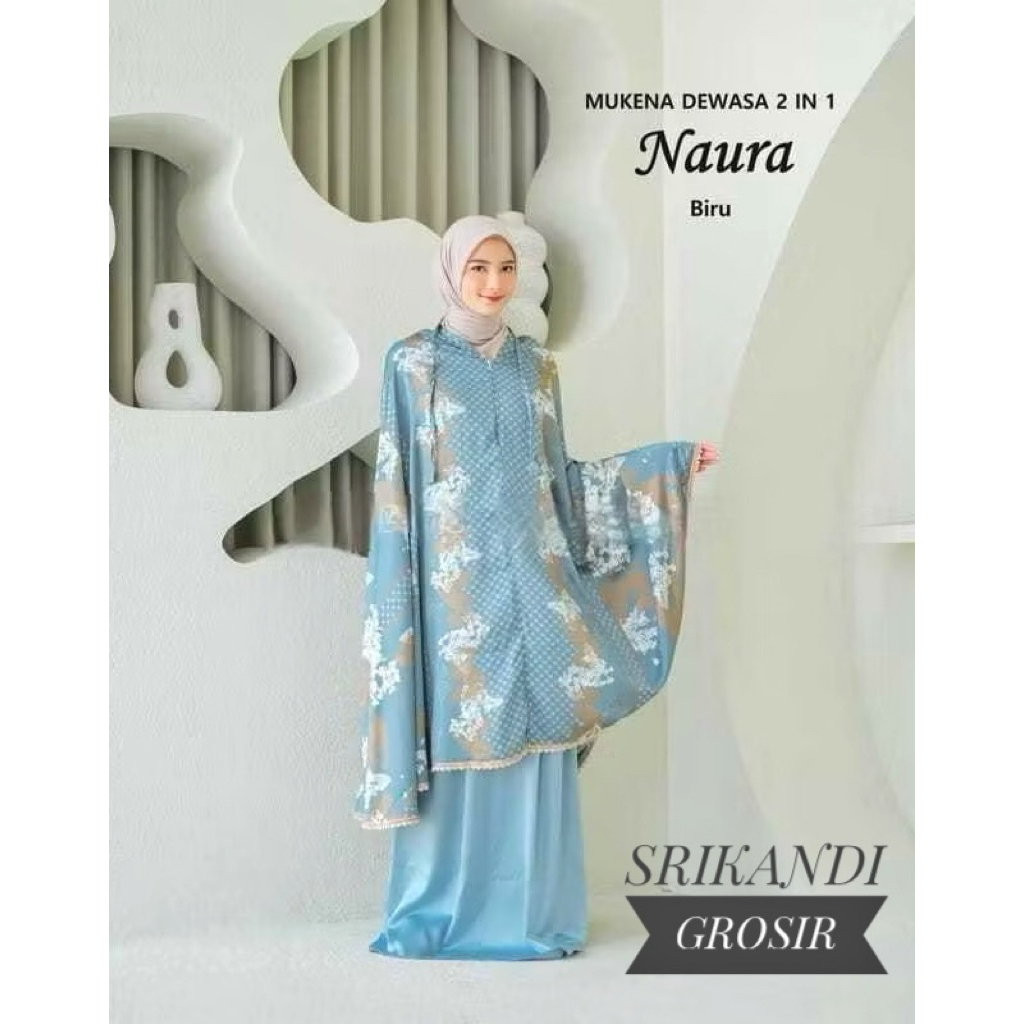 PROMO  Mukena Dewasa Armani Silk 2in1 jumbo Premium ARMANI SILK NAURA MUKENA COUPLE//MUKENA ANAK TER