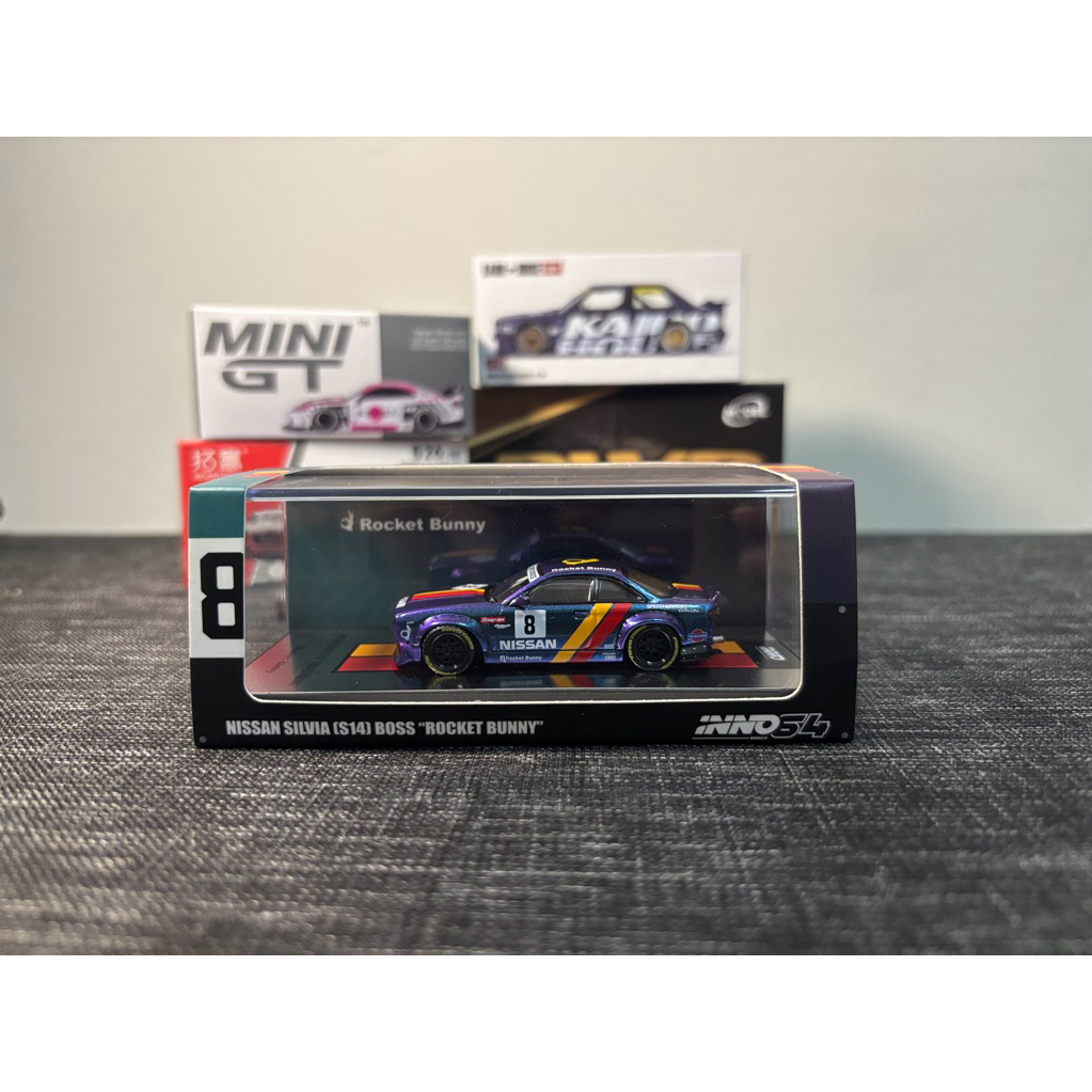 Inno64 Nissan Silvia S14 Rocket Bunny Boss Unsealed