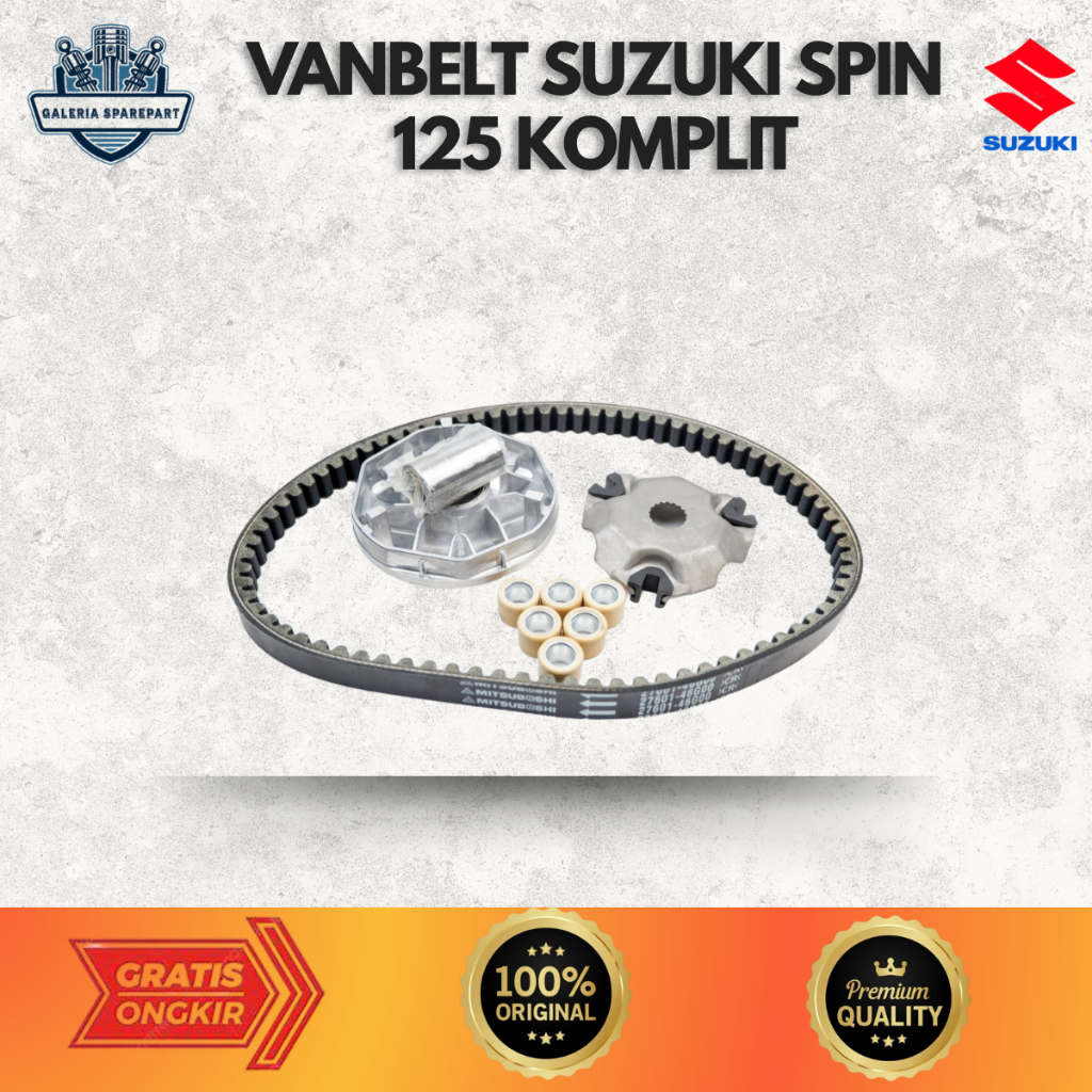 vanbelt suzuki skywave Suzuki Spin 125 komplit Galeria sparepart motor part