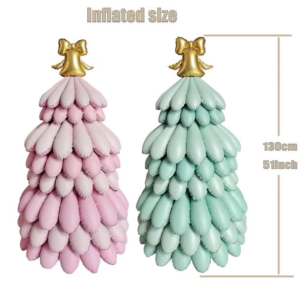 BALON 4D POHON NATAL MATTE PASTEL