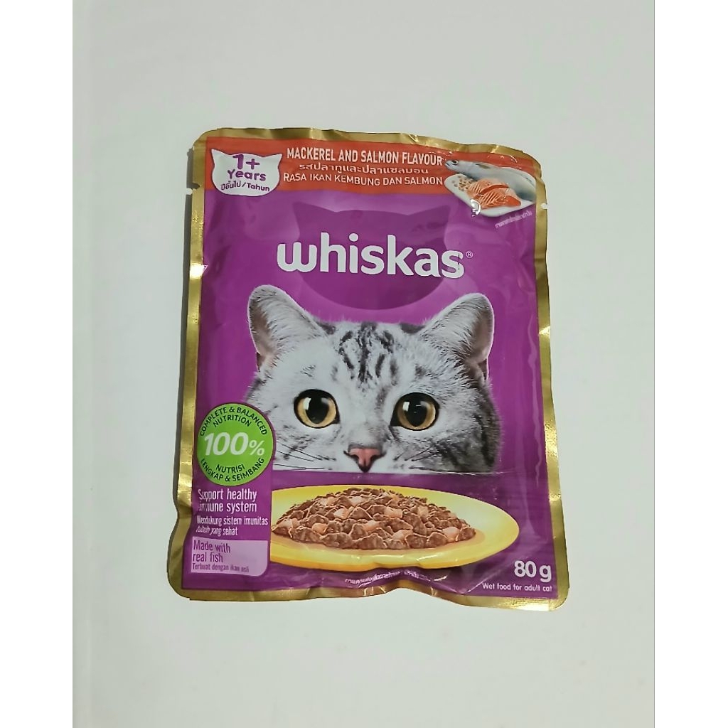wishkas makarel dan salmon