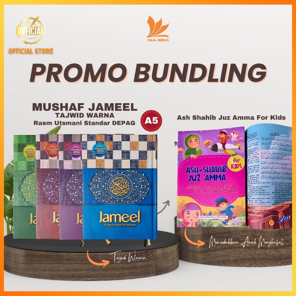Bundling Mushaf Jameel dan Ash Shahib Juz Amma For Kids