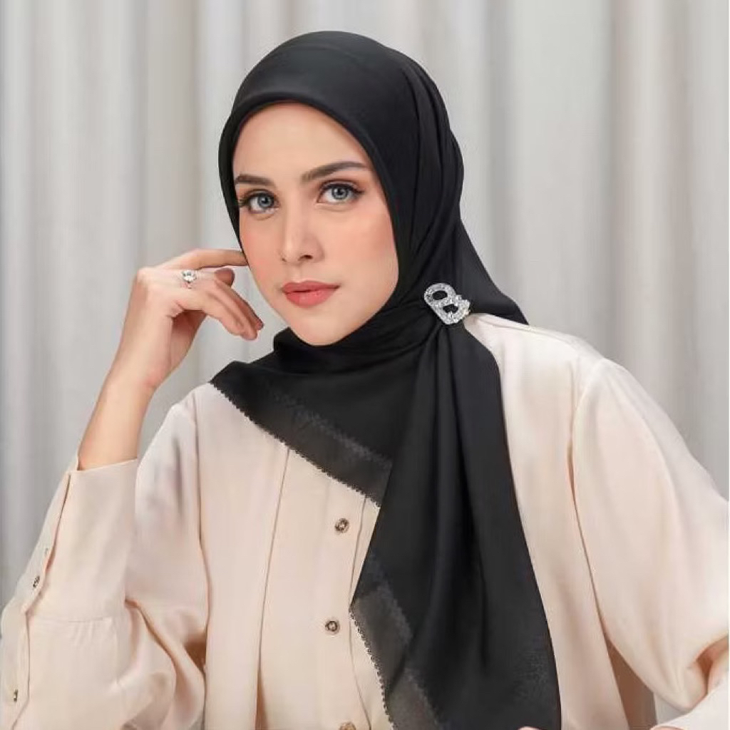 HIJAB POLOS BUTTONSCARVES TODAY'S SERIES PREMIUM SCRAF