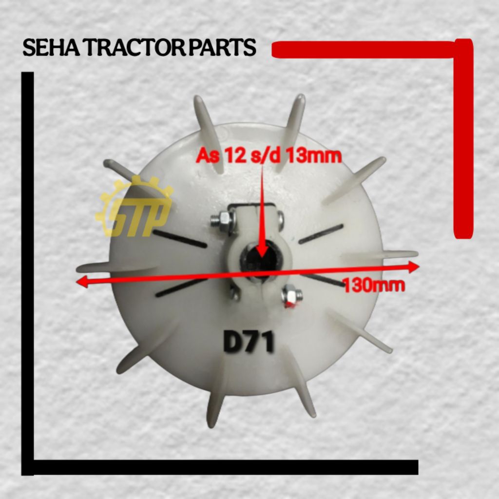 Kipas dinamo D71 kipas electro motor-external fan