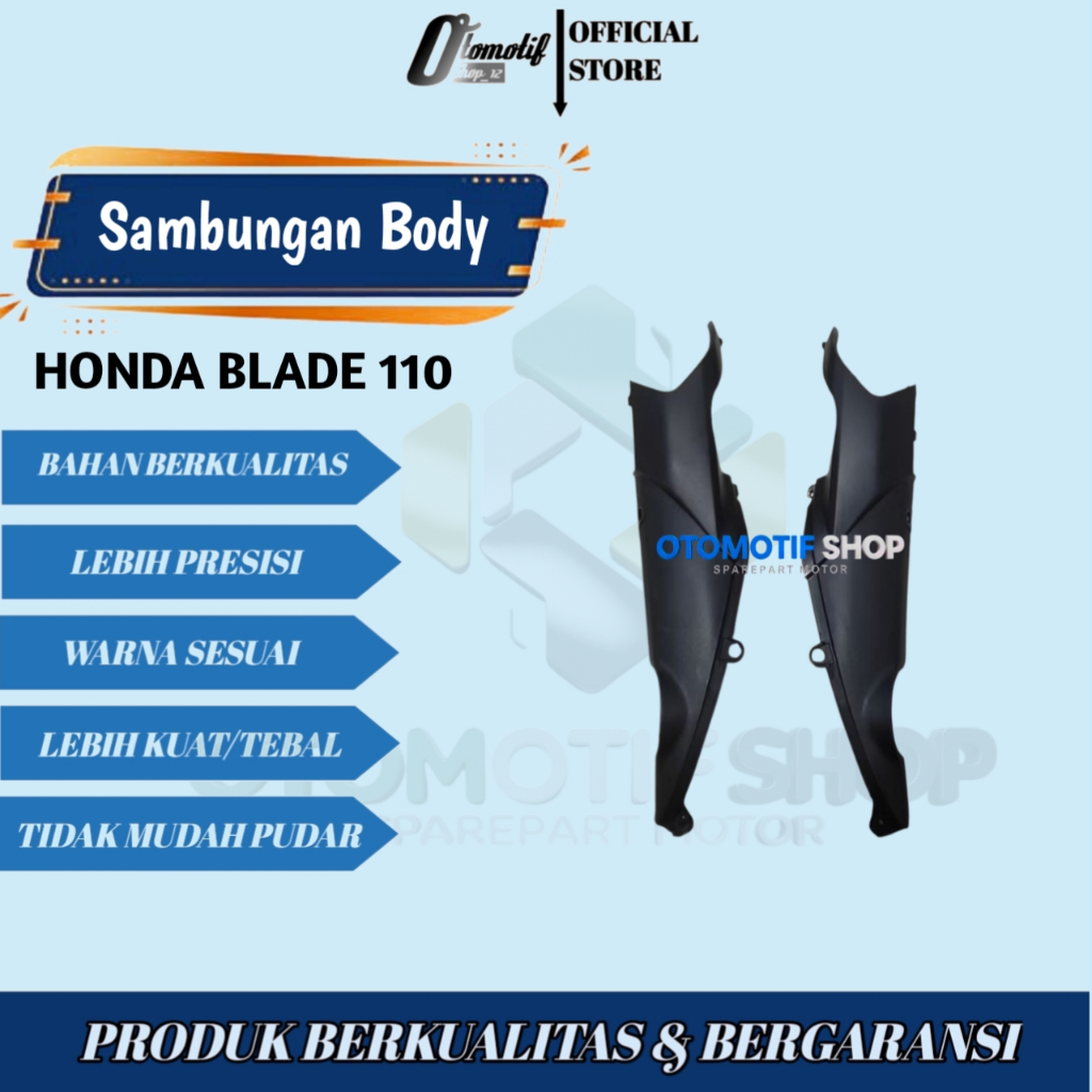 Cover Sambungan Body Blade Lama / Cover Body Kecil Honda Blade 110 karbu Old