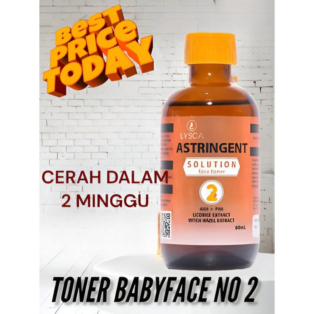 (BISA COD) RDL Toner No 2 dan 3 60ml Babyface Cleanser 100% Original - Untuk Kulit Berminyak & Berje