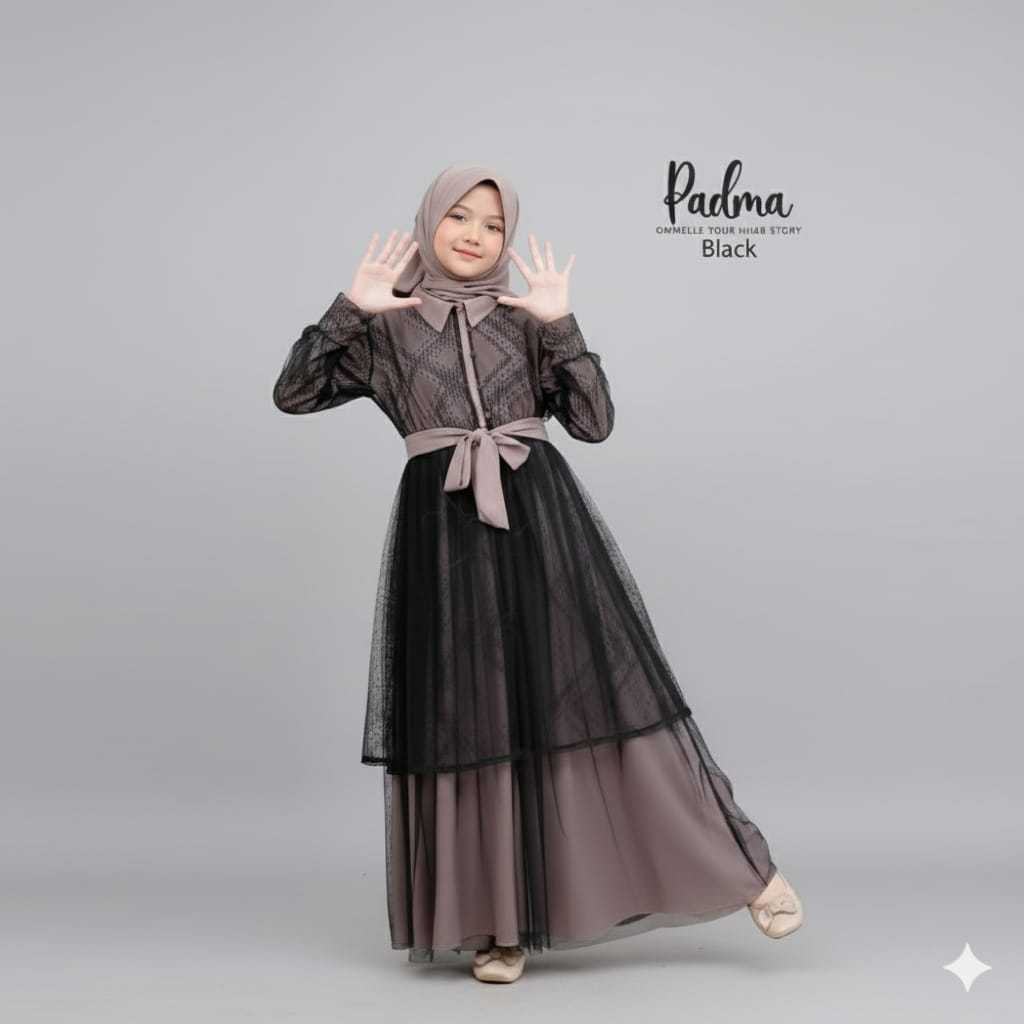 Baju Anak Tanggung Remaja Terbagus 2023 Gamis Anak Perempuan Tanggung Remaja AMIRA SYAR'I Bahan Crin