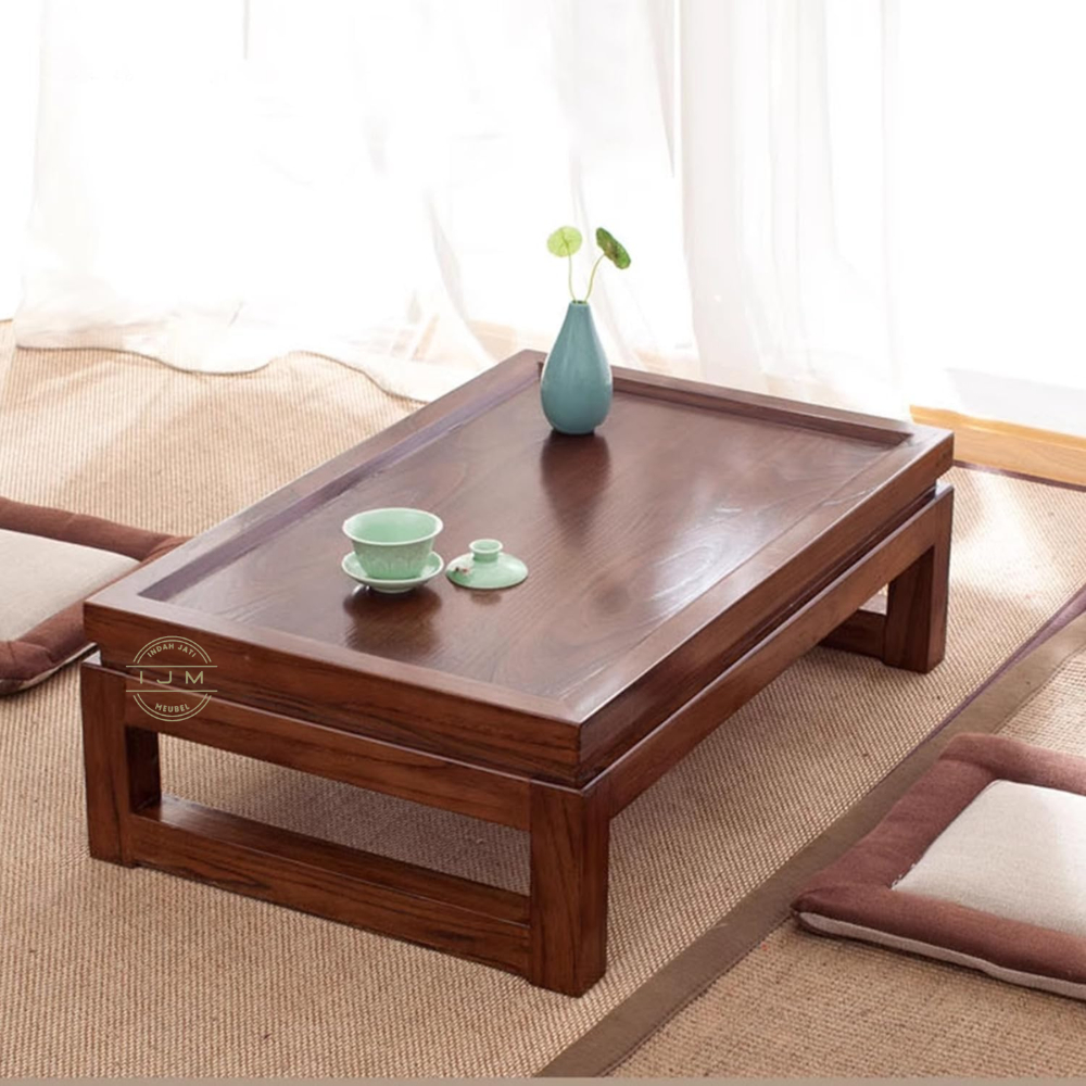 Meja Jepang Meja Lesehan Kayu Jati Asli Minimalis