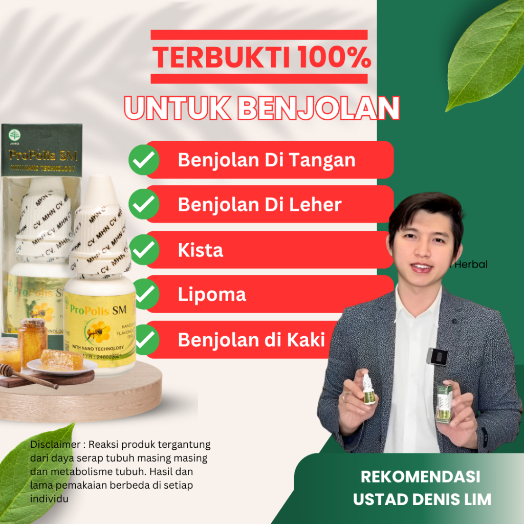 Obat Kelenjar Getah Bening, Benjolan Di Leher, Ketiak 100% Asli