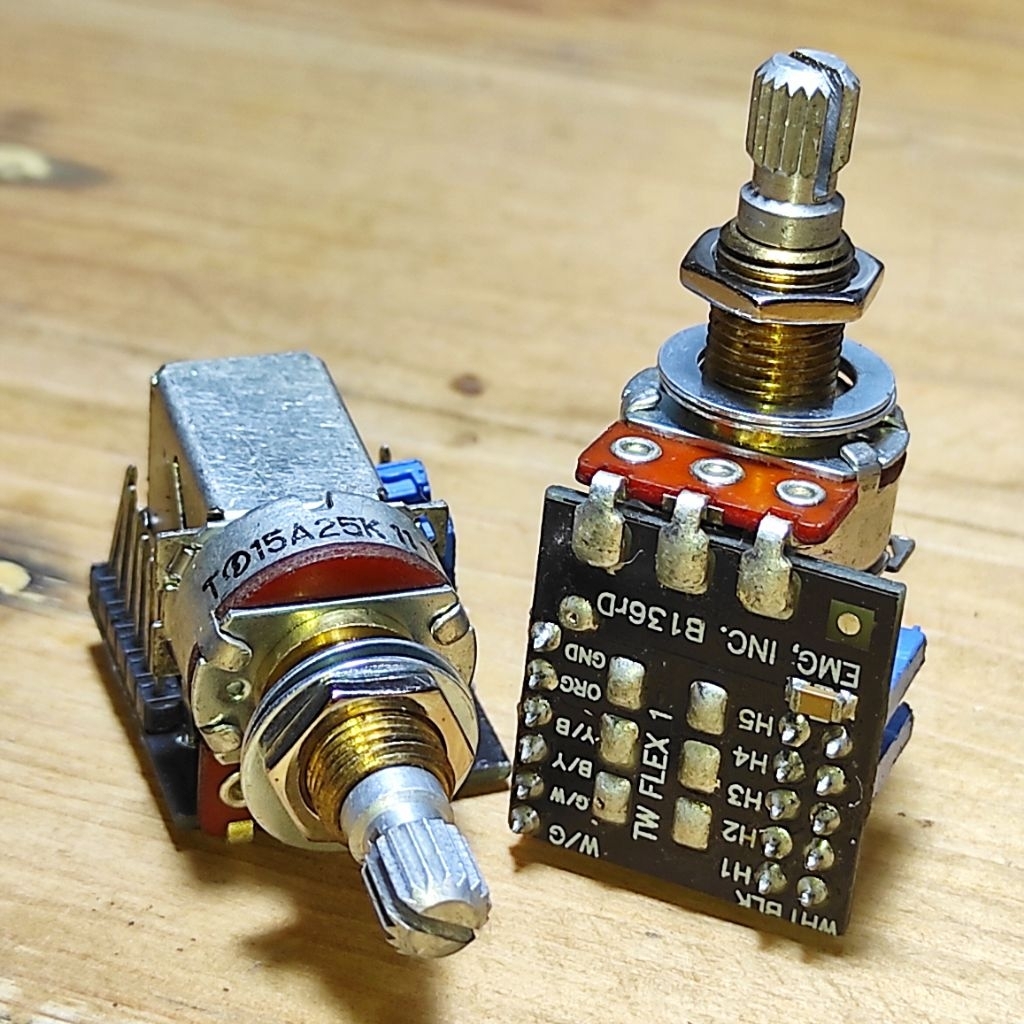 EMG TW FLEX Potensio PUSHPULL untuk pickup EMG 81TW 89 Aktif
