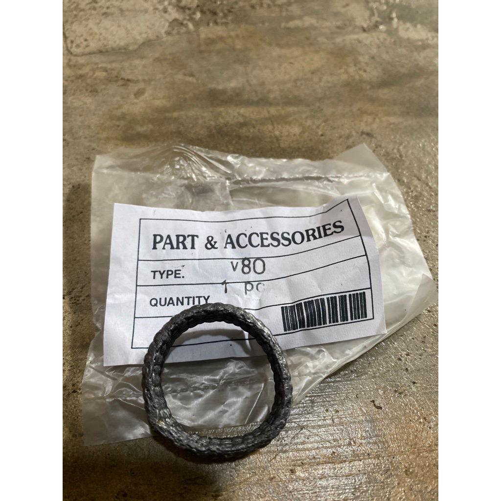 paking gasket asbes knalpot sambungan tengah Yamaha v75 v80 v80 robot excellent