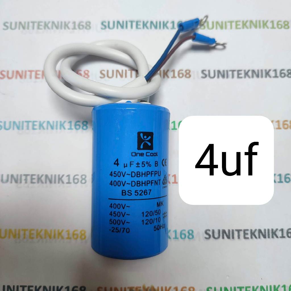 KAPASITOR 4UF 5UF 6UF 8UF - CAPASITOR 4 UF / 5 UF / 6 UF / 8 UF