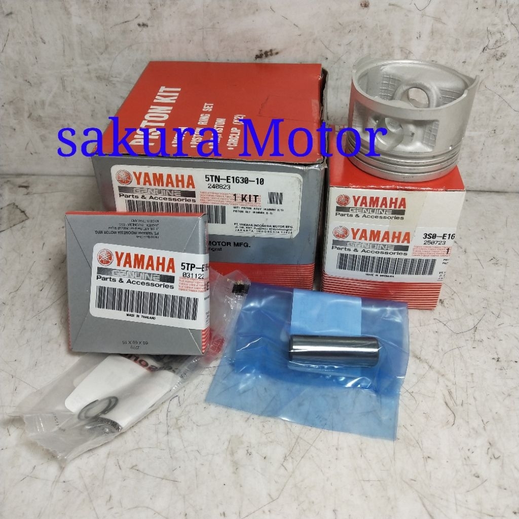 PISTON KIT JUPITER  Z/VEGA R NEW 50 ORIGINAL YAMAHA 5TN-E1630-10