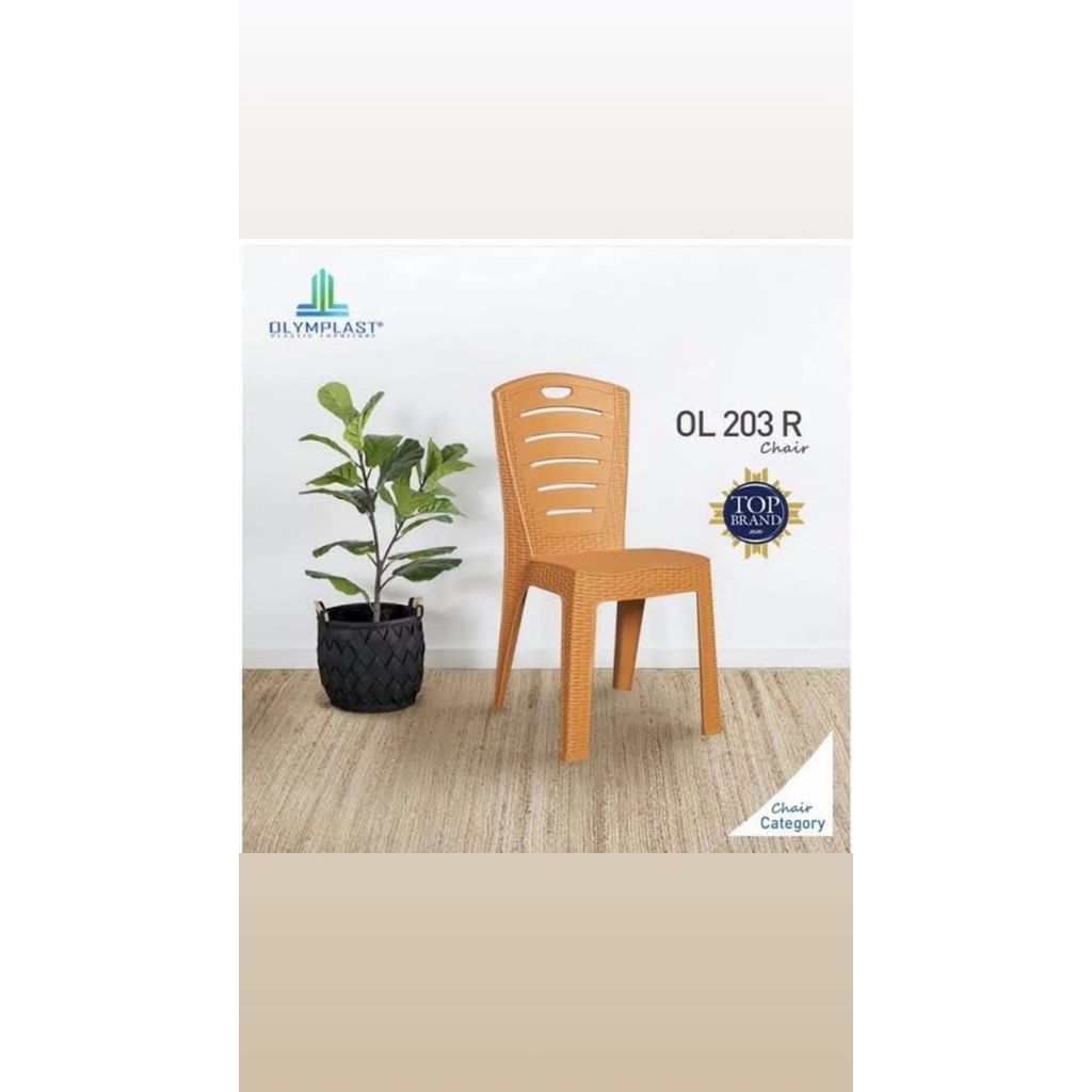 KURSI PLASTIK SANDARAN OLYMPLAST