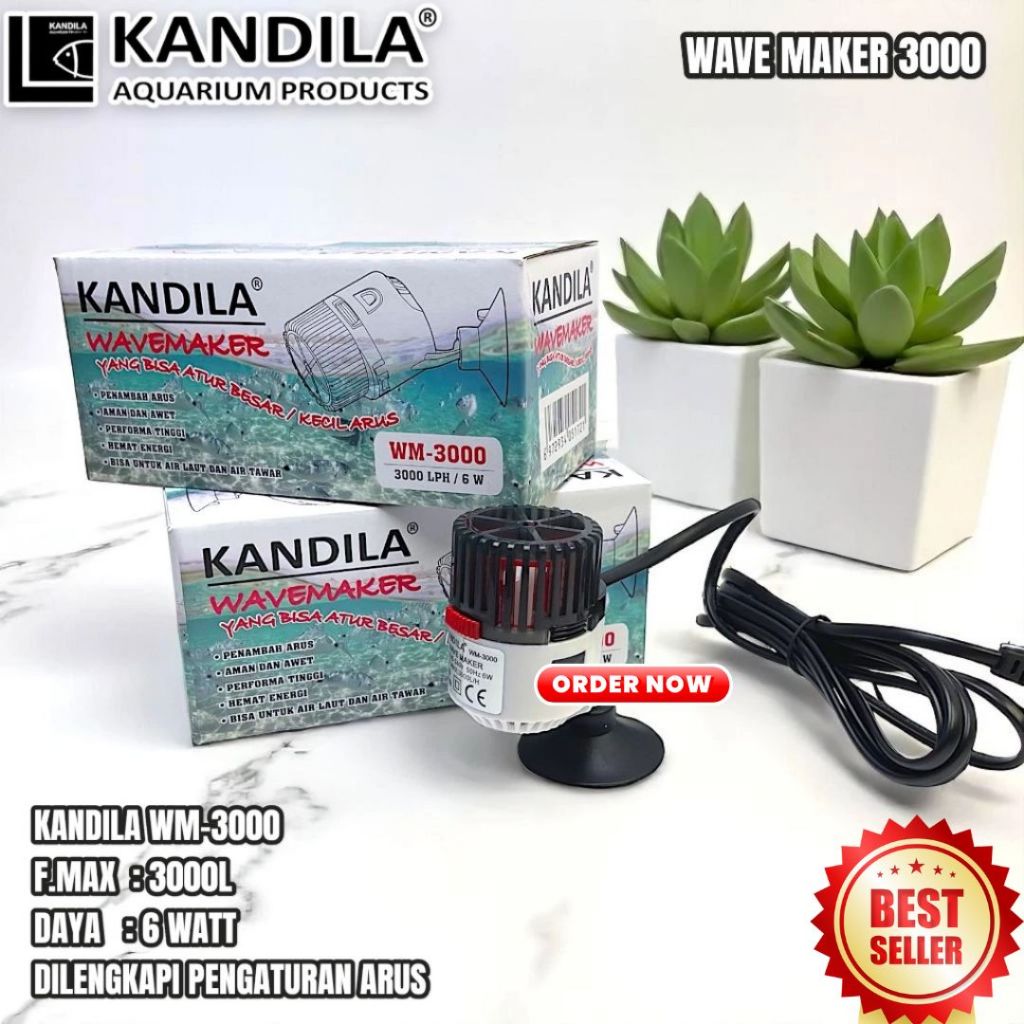 [K-WM 3000] Wave Maker Kandila WM-3000 Aquarium / Wave Maker Aquarium