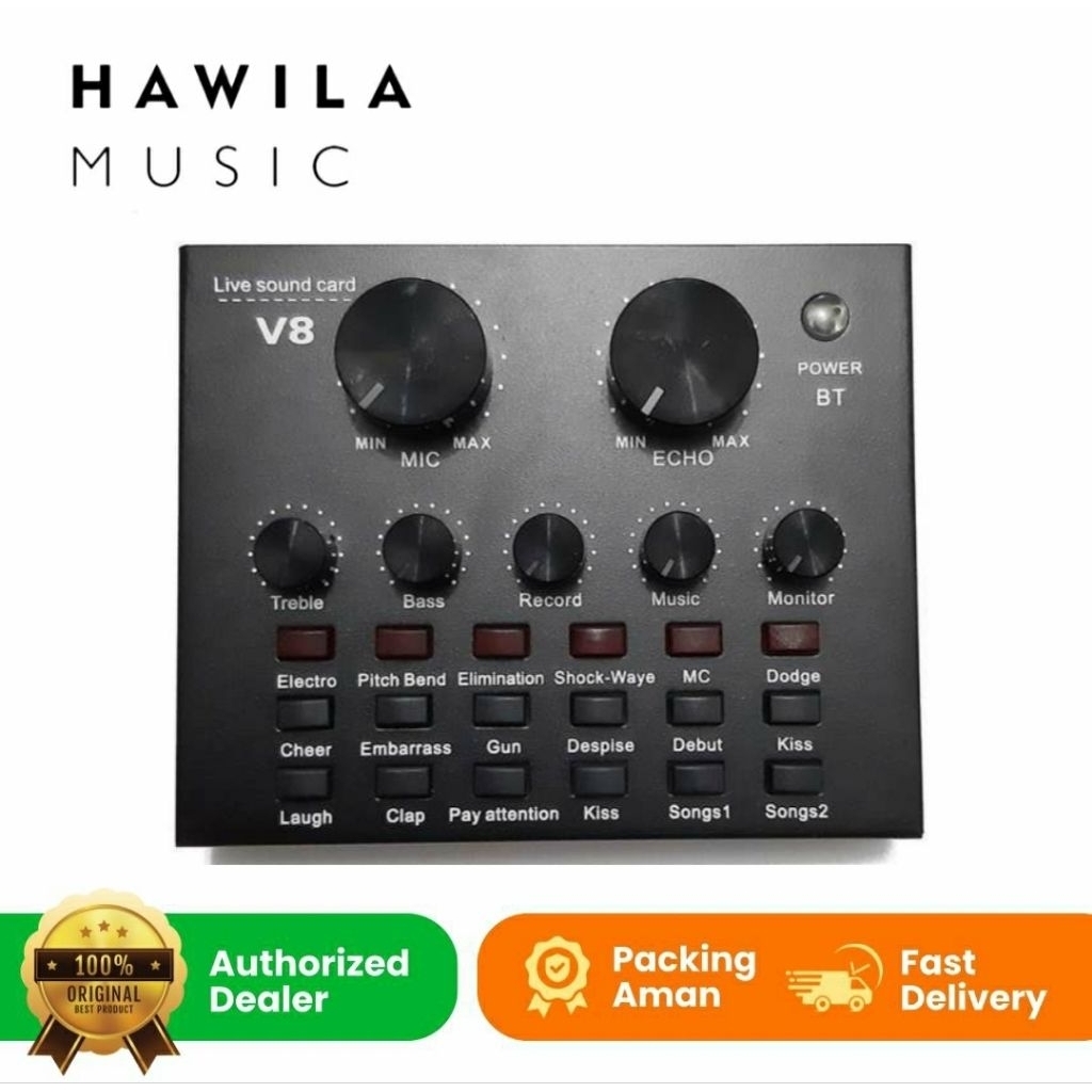 Soundcard V8 V 8 Sound Card Audio interface Free Kabel ORIGINAL