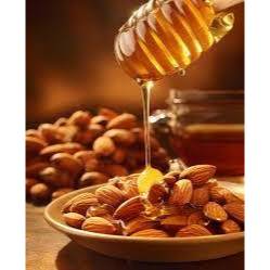 Almond Madu / Almond Panggang Madu 50gram / Honey Roasted Almond cemilan kacang Kering Food