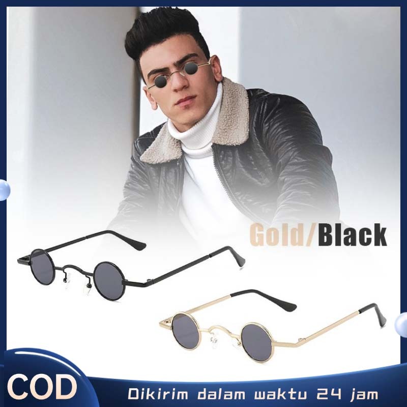 Kacamata Bulat Fashion Kacamata Bulat Kecil Kacamata Jadul Bulat Retro Ultra Kecil