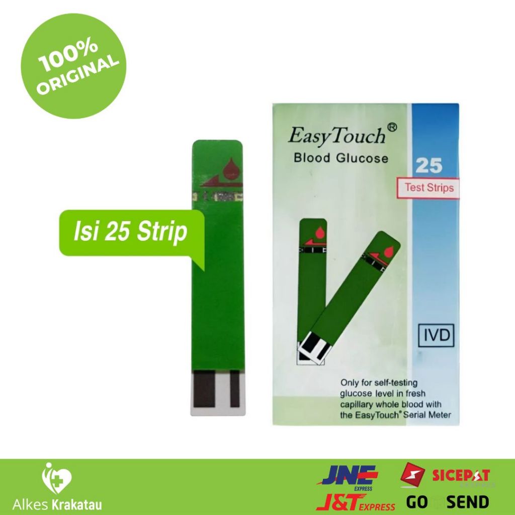 Strip Gula Easy Touch / Test Strip Blood Glucose / Stik