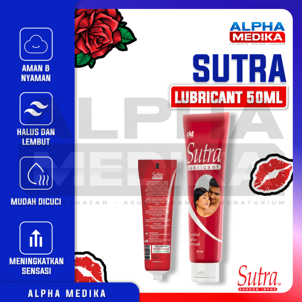 SUTRA - Sutra Lubricant 50 ml / Sutra Lubricant Gel / Sutra Gel Pelumas dan Pelicin
