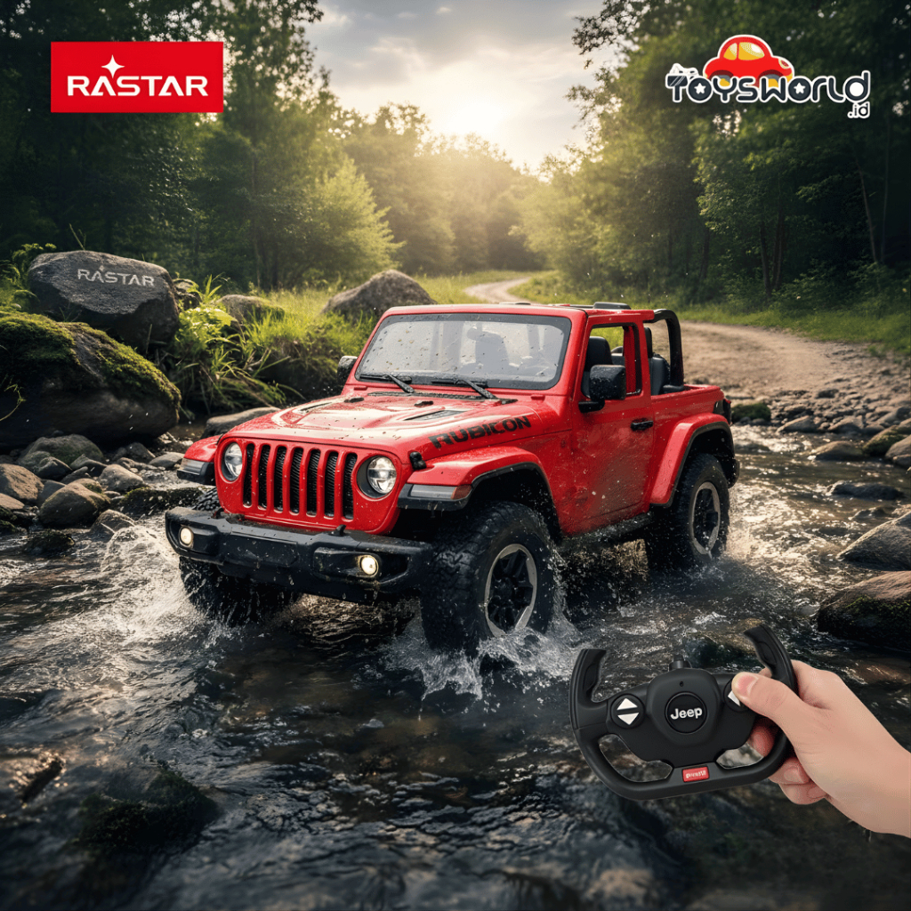 Rastar RC 1:14 JEEP Wrangler Rubicon Red