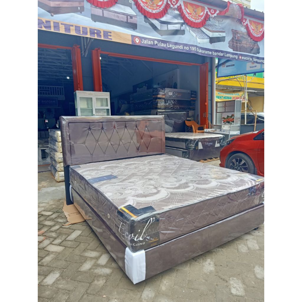 springbed E-coil kangaroo tebal 28 set