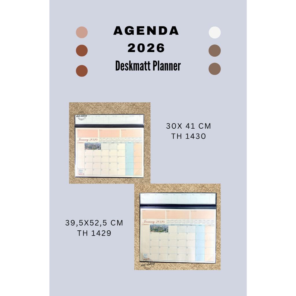 Agenda Deskmatt Tahun 2026
