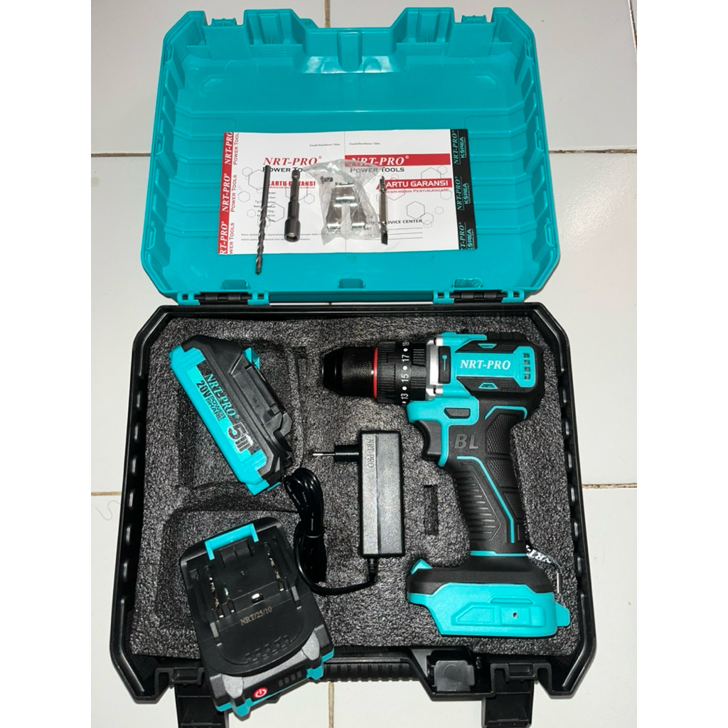 Nrt - Pro DC-740 Bor Baterai Cordless Brushless 20v