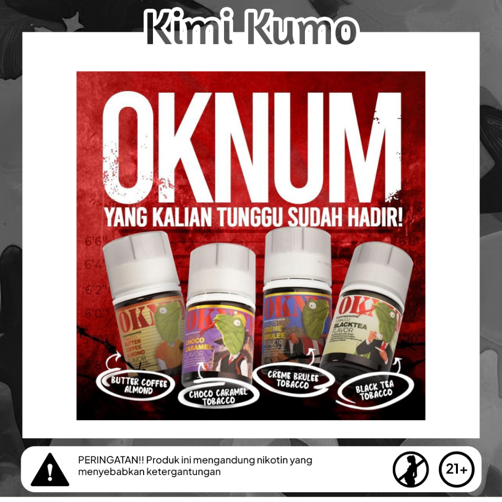OKNUM BLACK TEA FREEBASE 60ML BY HOV X BLACKWOOD 100% AUTHENTIC BY BLACKWOOD