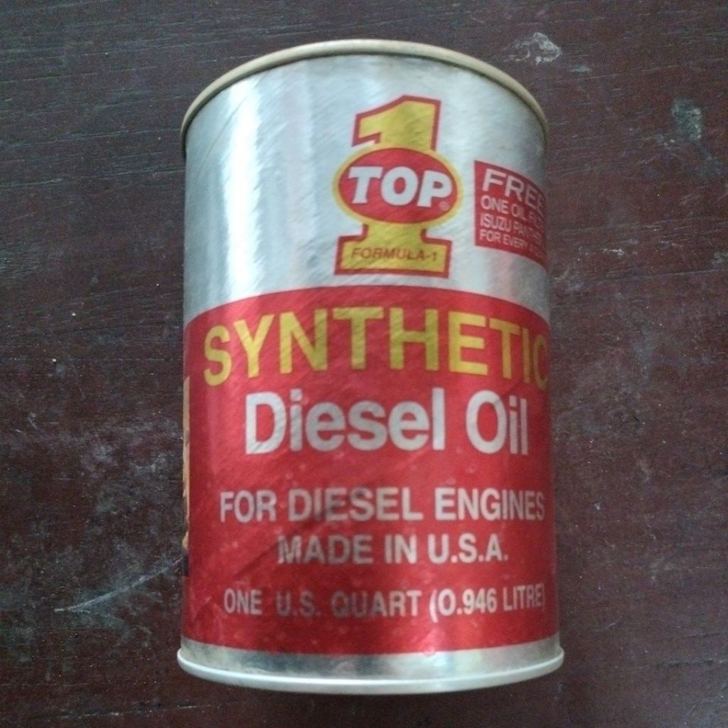 Oli Mesin Mobil Top 1 Diesel 1 Liter SAE 15W-40 API CI-4