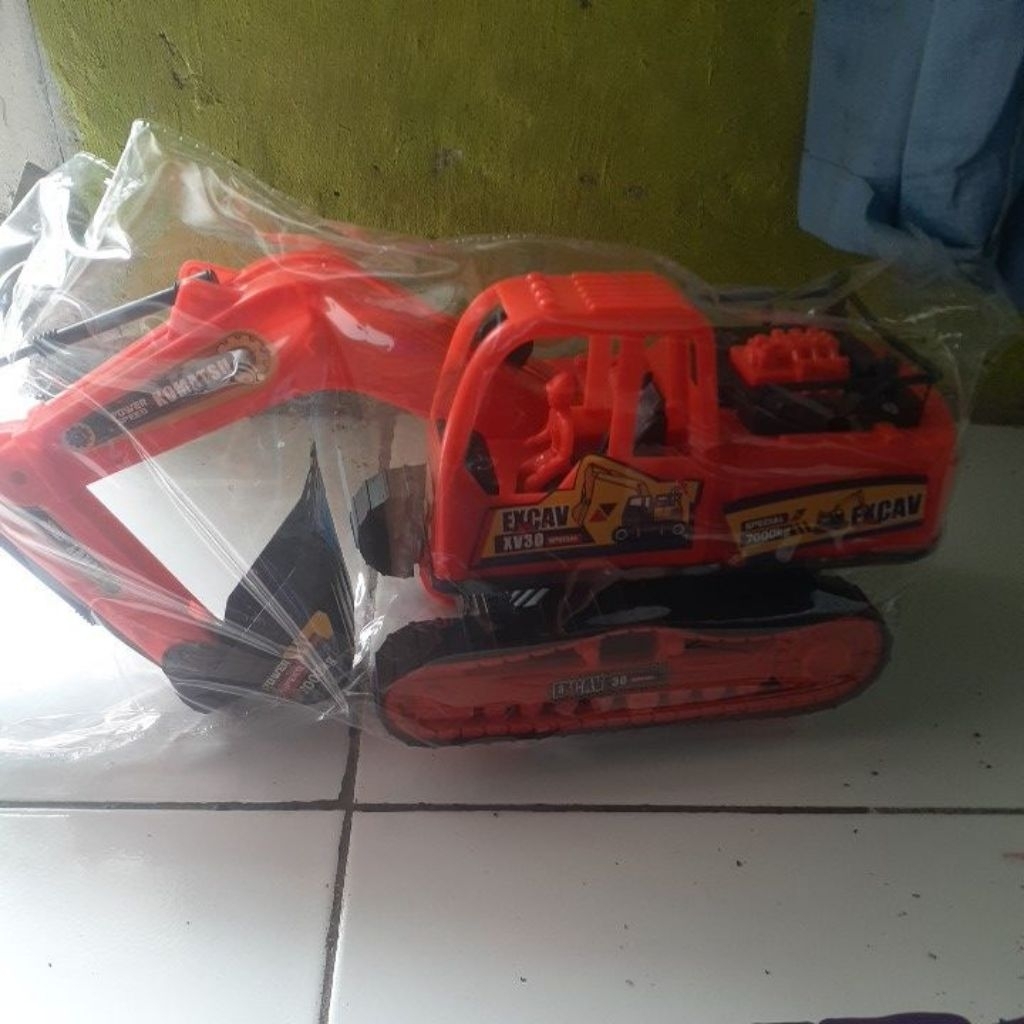 Mainan truk Excavator besar