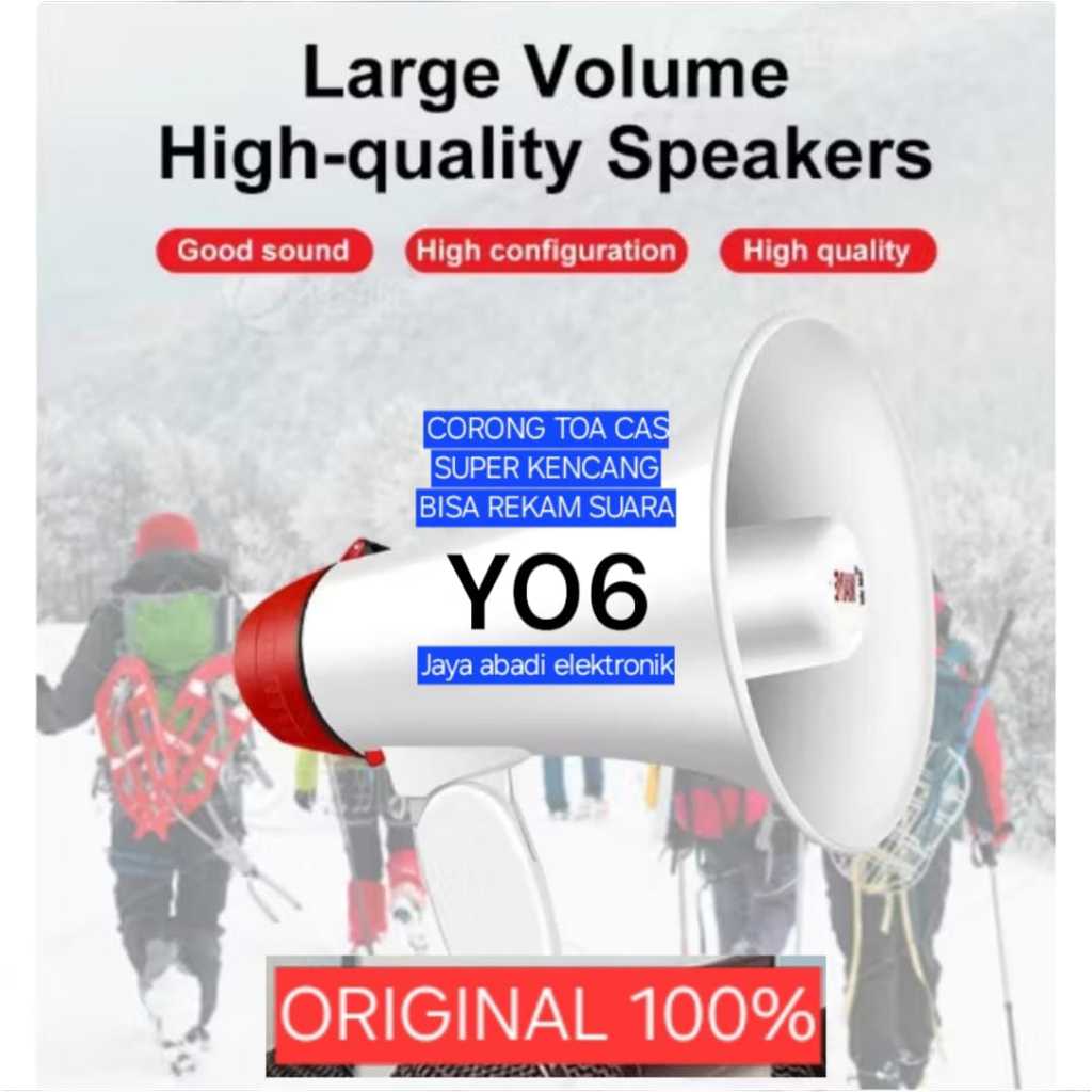 MEGAPHONE CASAN ISI ULANG BATERAI BATERRY BATERE TOA CORONG Speaker Karaoke PENGERAS SUARA MIC MIK M