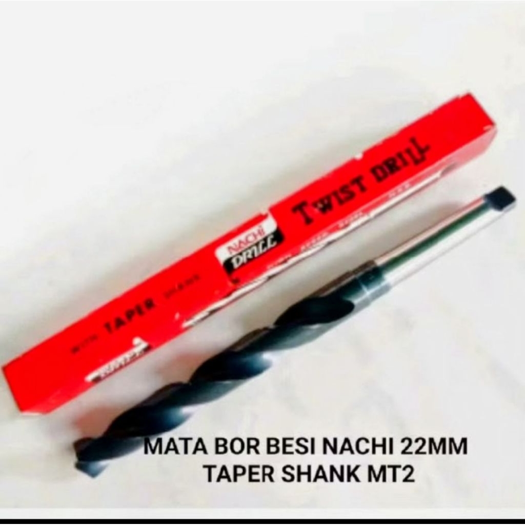 MATA BOR BESI NACHI , DRILL BOR NACHI 22MM TAPER SHANK MT2 HSS