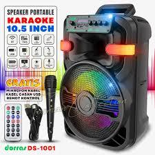 Speaker DORRAS Bluetooth Karaoke Wireless - DS-1001