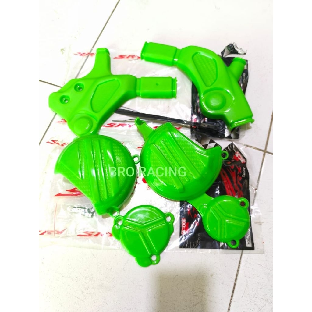 cover blok samping klx 140 dan cover rangka klx 140 sepaket
