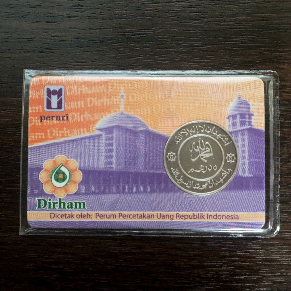 Perak / Silver Peruri 5 Dirham - Sangat Langka