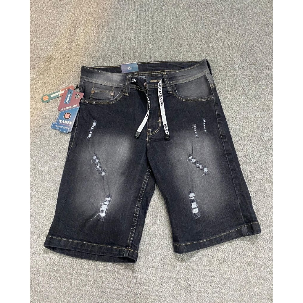 Broadshort Pria/ Celana Sobek Pria Retro