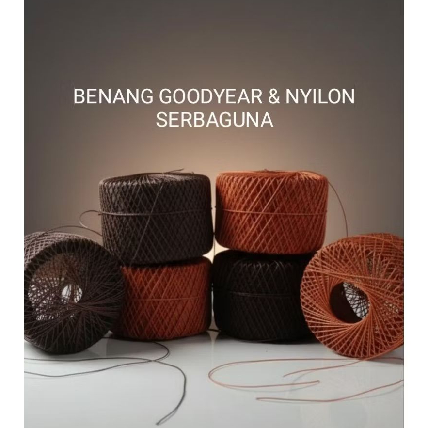benang goodyear Nylon sol sepatu serbaguna murah