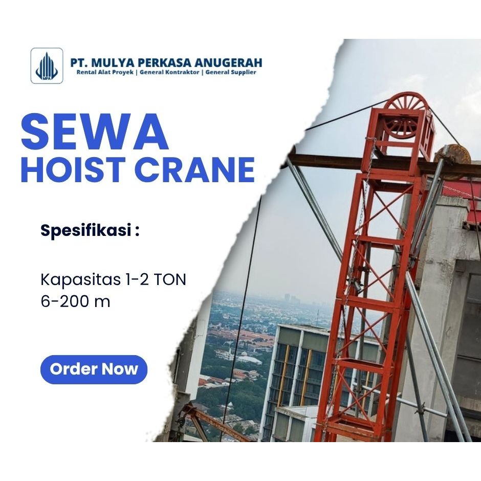 Sewa Hoist Crane Surakarta | 1–2 Ton