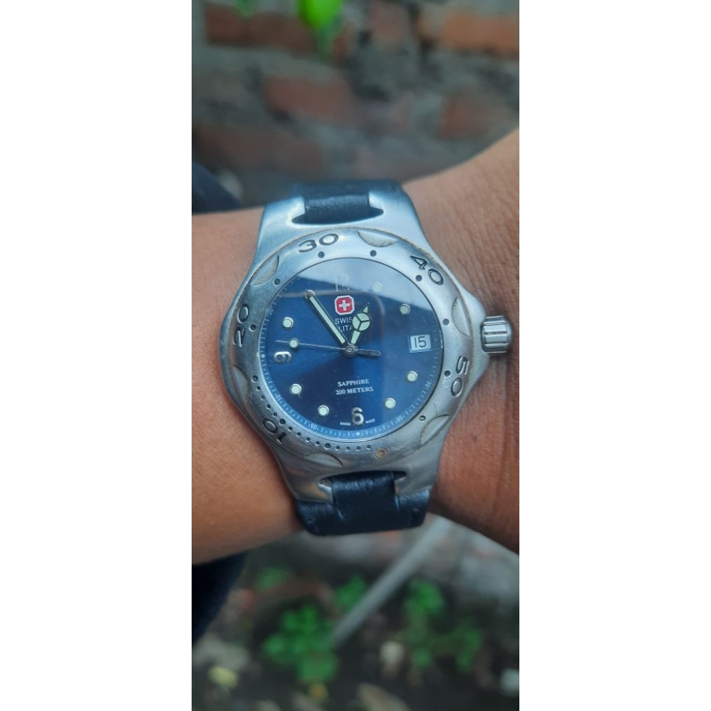 jam swiss military hanowa blue dial