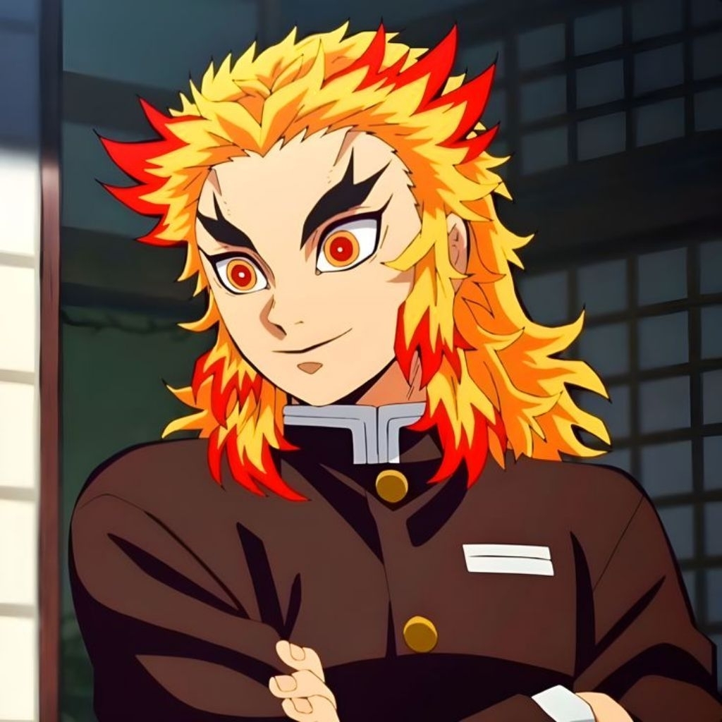 DOLL PLUSH KIMETSU NO YAIBA DEMON SLAYER KYOJURO RENGOKU OFFICIAL