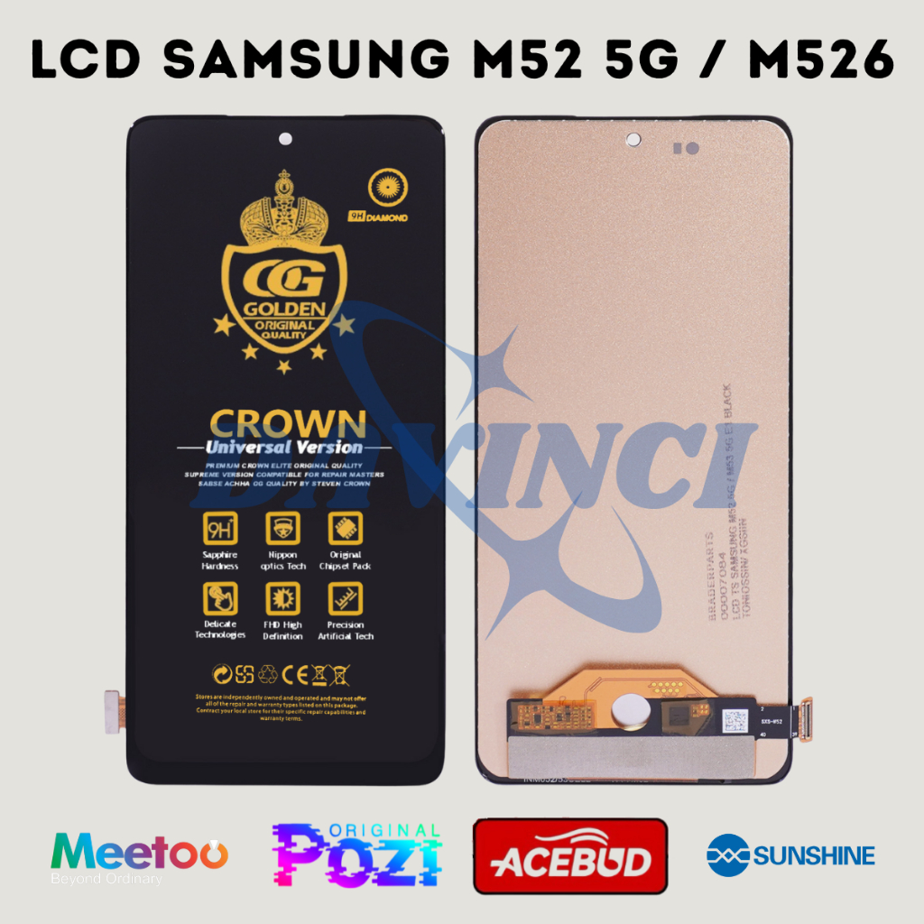 LCD SAMSUNG M52 5G / (SAMSUNG GALAXY M52 5G) / M526 / M53 5G TOUCHSCREEN FULLSET COMPLETE ORIGINAL