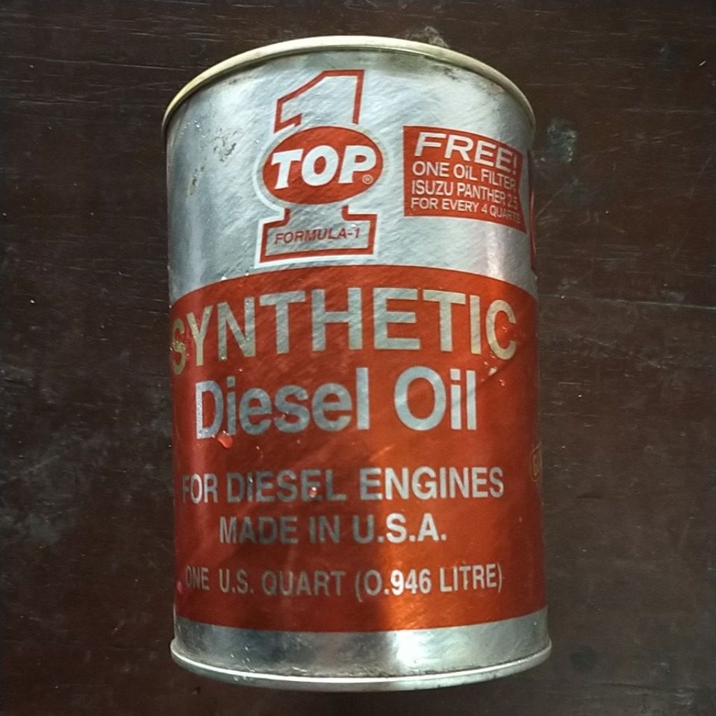 Oli Mesin Mobil Diesel Top 1 SAE 15W-40 API CI-4 1 Liter