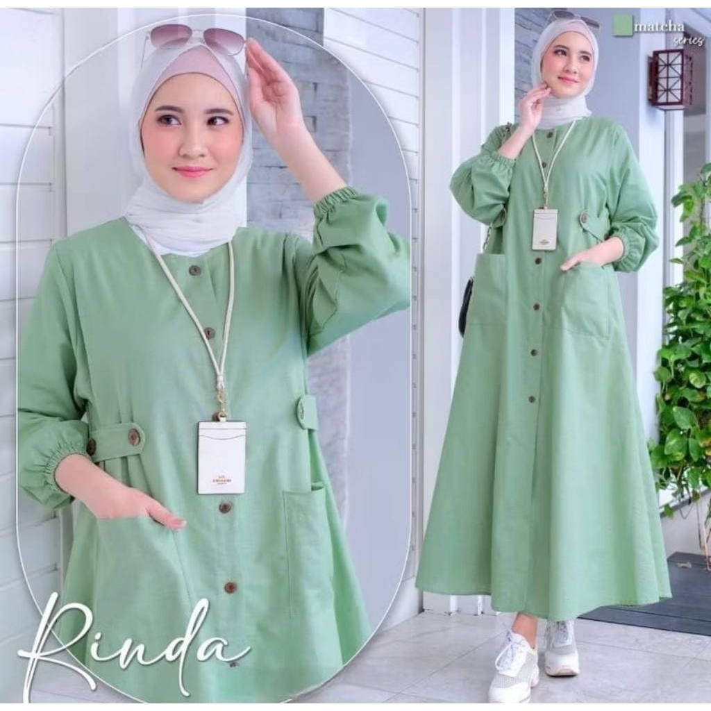 GAMIS SYAR'I CRINKLE RINDA